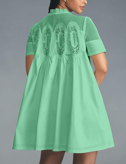 Chic Lace A-line Short Dress