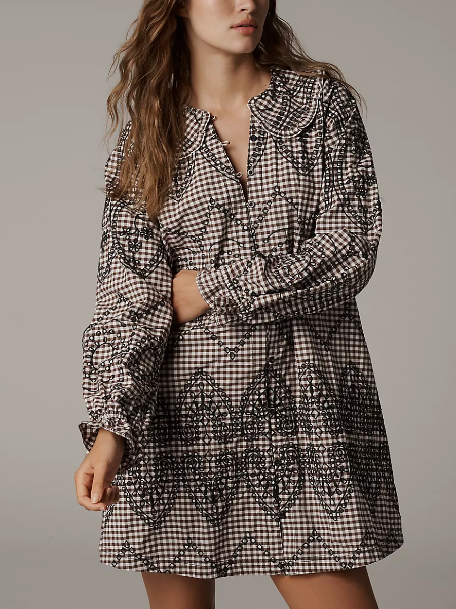 Long-Sleeve Shirt Dress