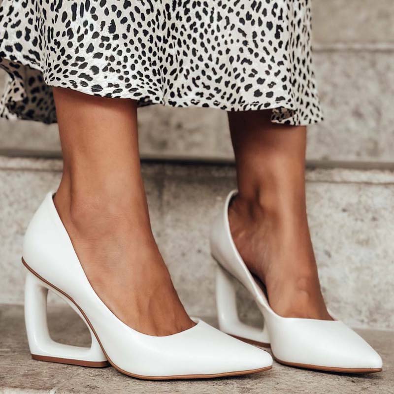 Fashion Shaped Heel Pumps