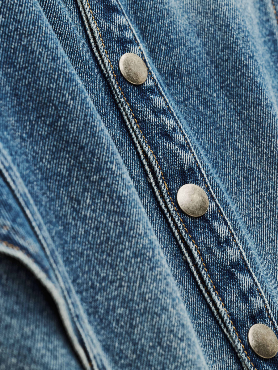 Lilith Denim Midi Dress