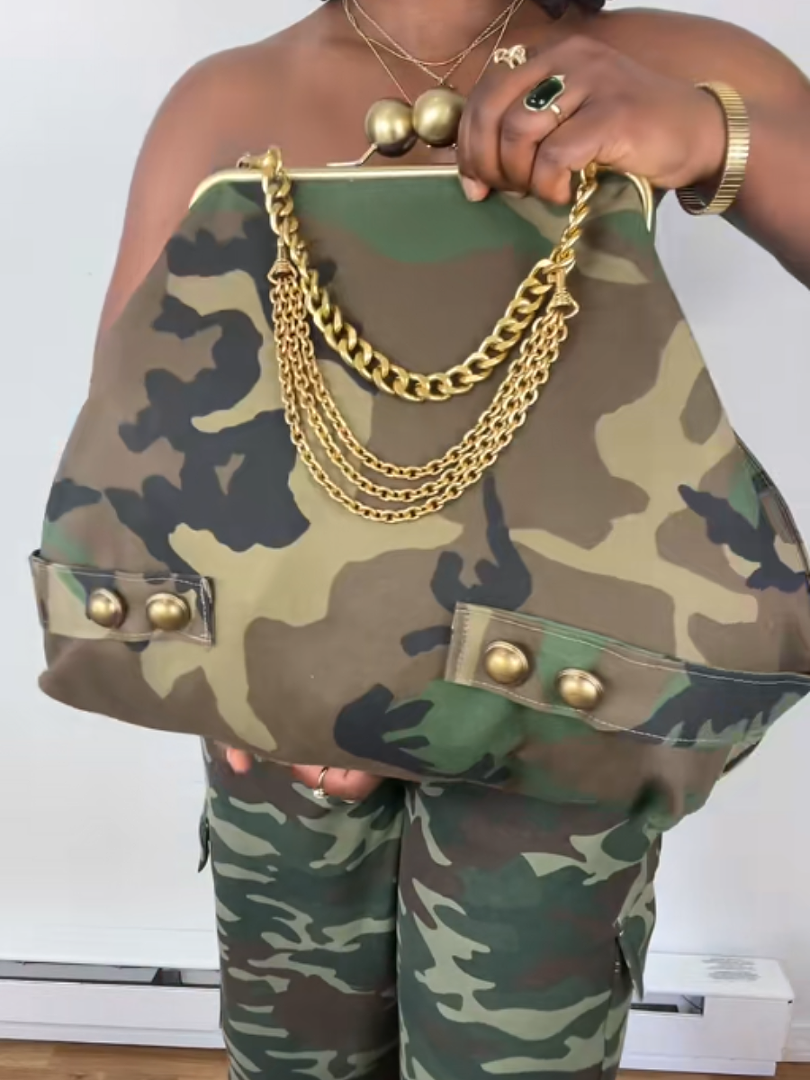 Camo Clutch-（With Chain）