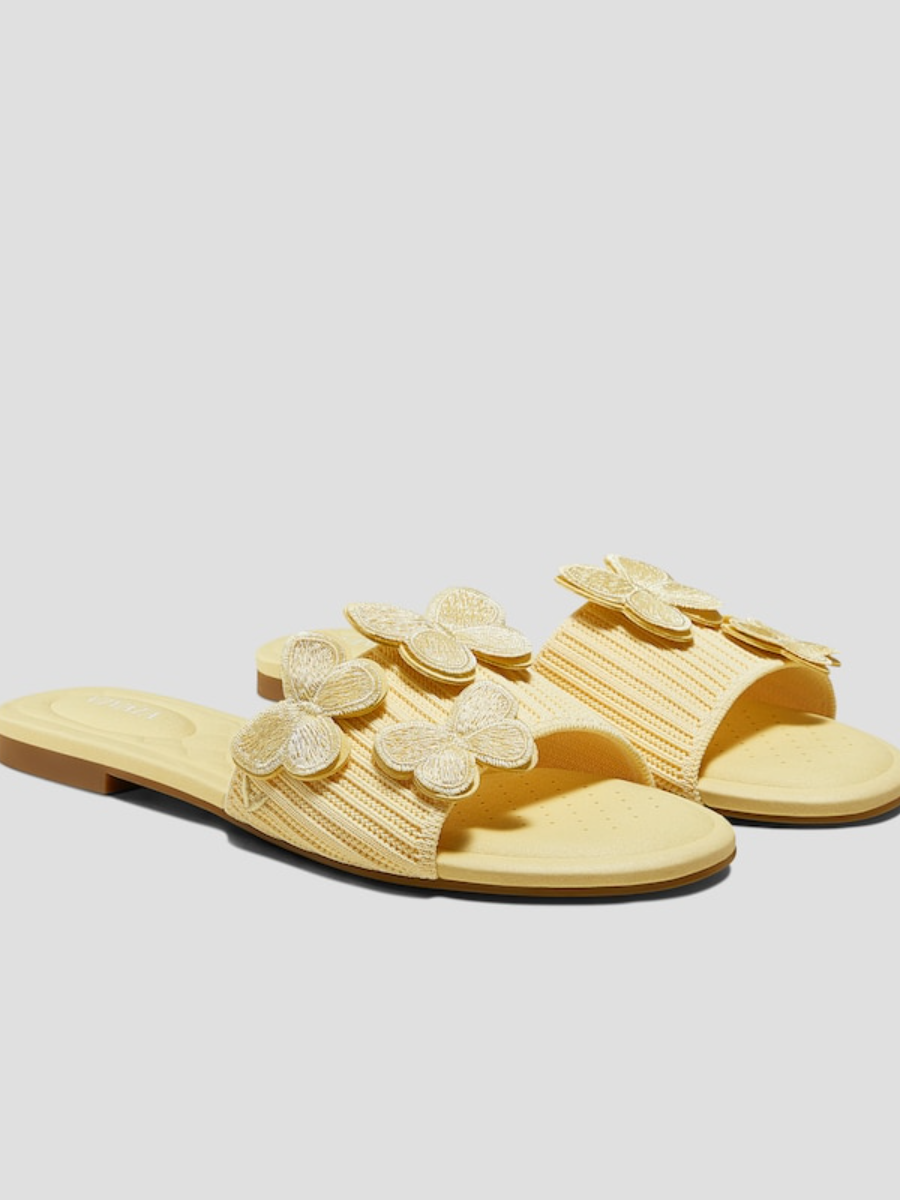 Butterfly Elements Flat Slippers