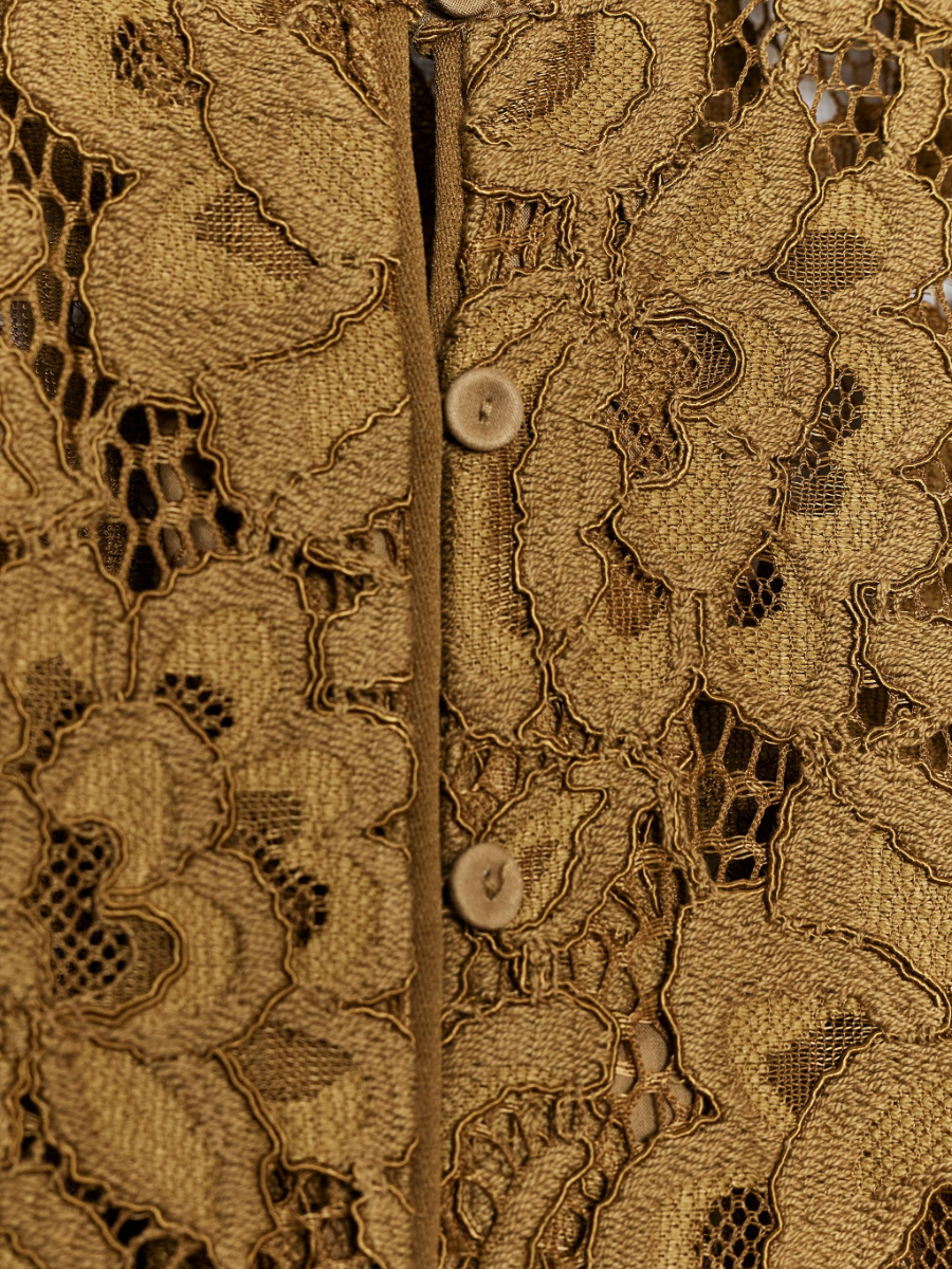 Puff Sleeves Lace Jacket