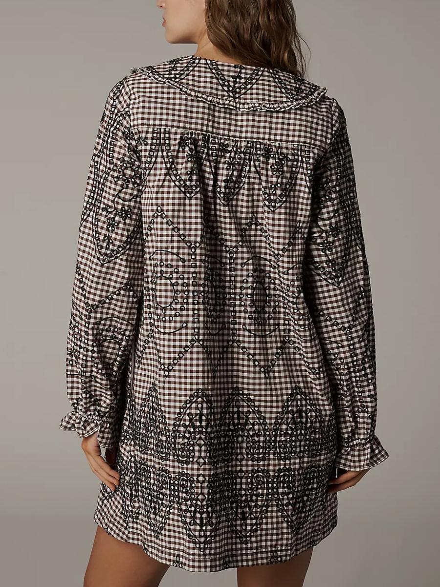 Long-Sleeve Shirt Dress