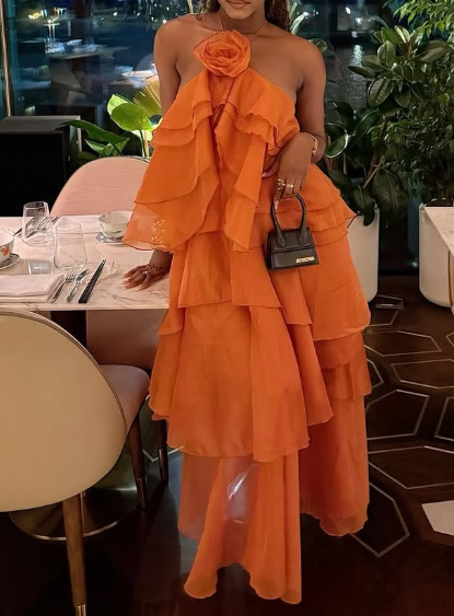 Multi-layer Dress With Ruffles