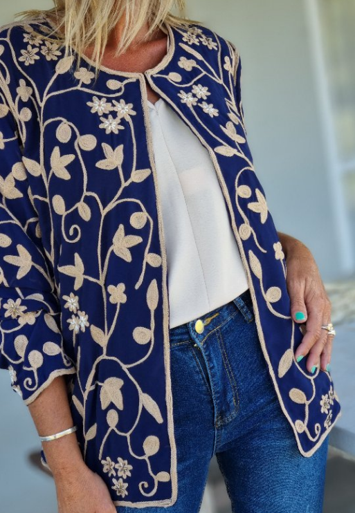 Chic Floral Jacket