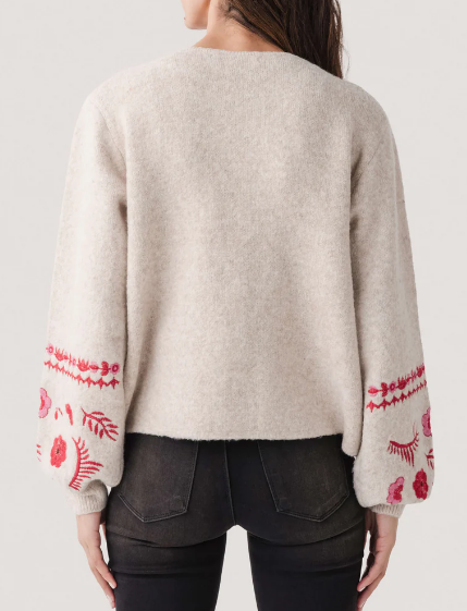 Adorable Embroidered Cardigan