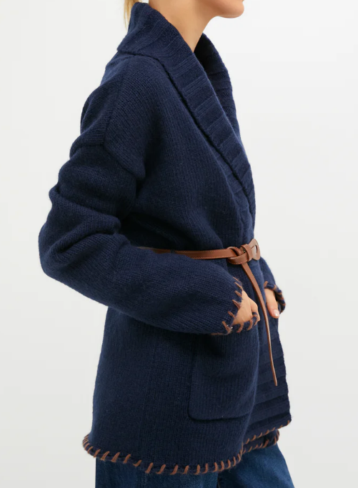 Chic Stitch Wrap Cardigan