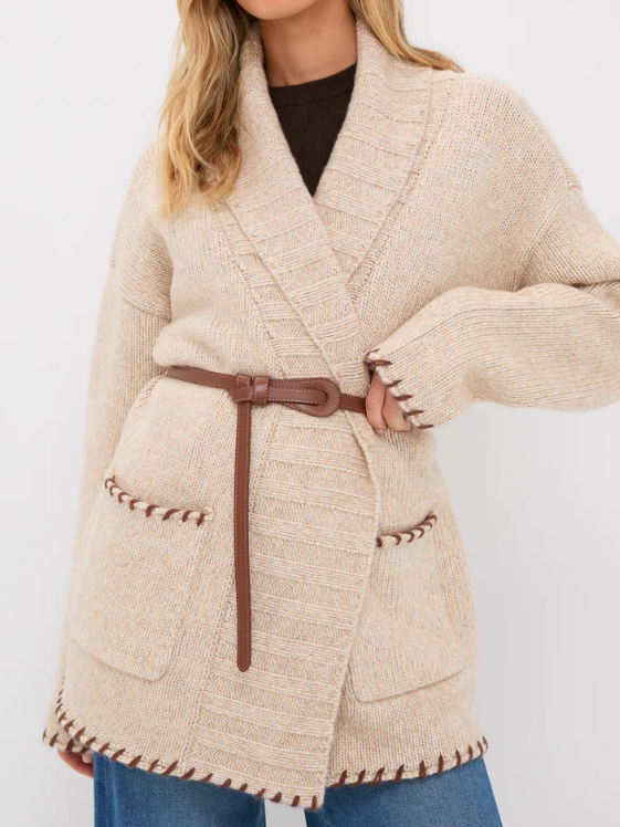 Chic Stitch Wrap Cardigan