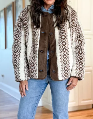 Warm Comfy Sherpa Jacket