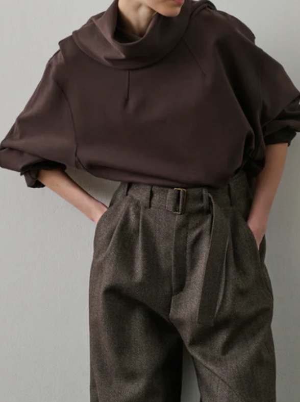 Chic Brown/plum Sweatershirt