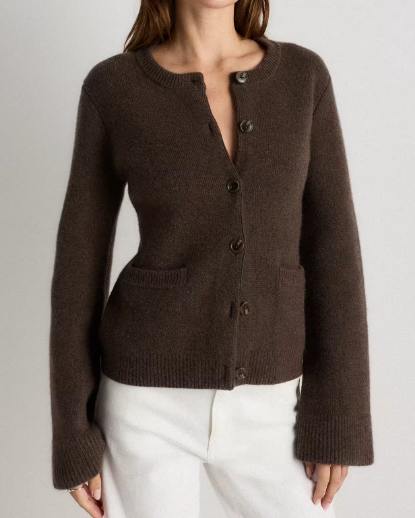 Chic Comfy Button Down Cardigan