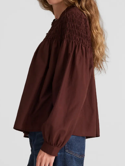 Flattering Brown Blouse