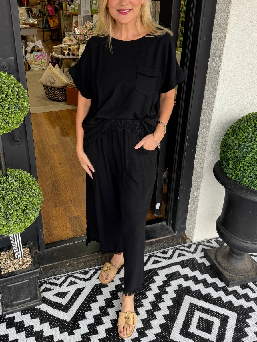 Loose Breathable Linen Set