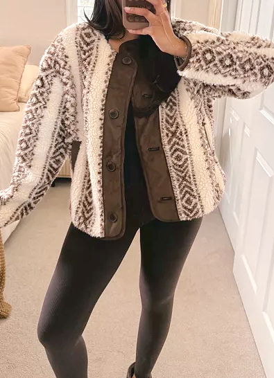 Warm Comfy Sherpa Jacket