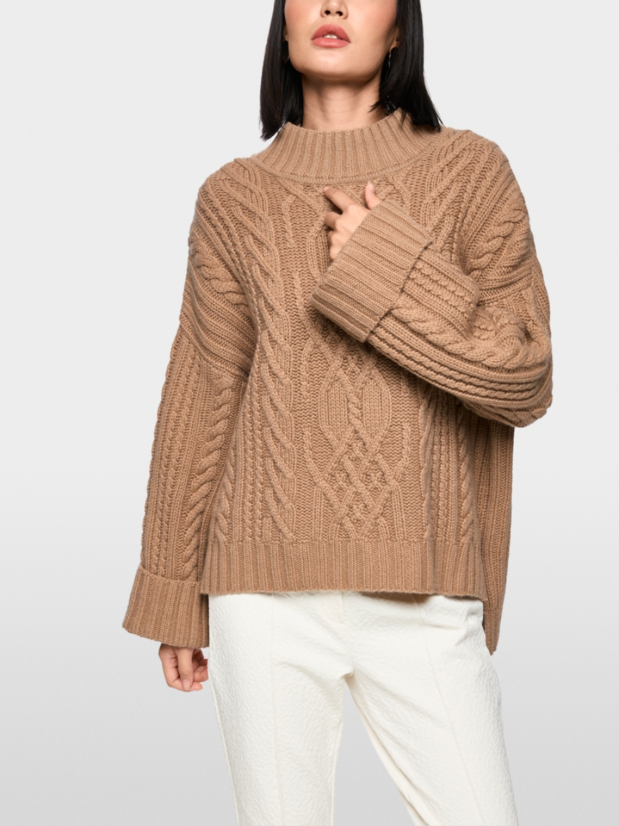 Knitted In Germany Cable-knit Jumper