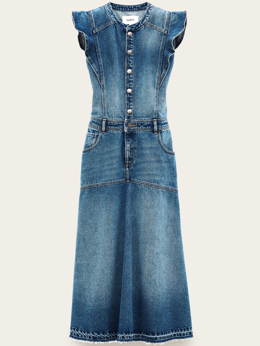 Lilith Denim Midi Dress