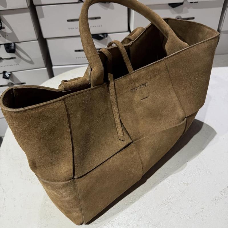 Large Suede Frosted Leather Tote Bag Shoulder Bag