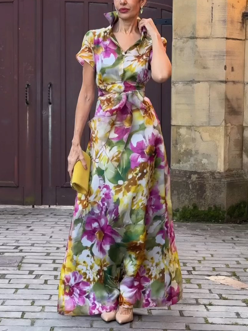 Flourishing Blossom Maxi Dress