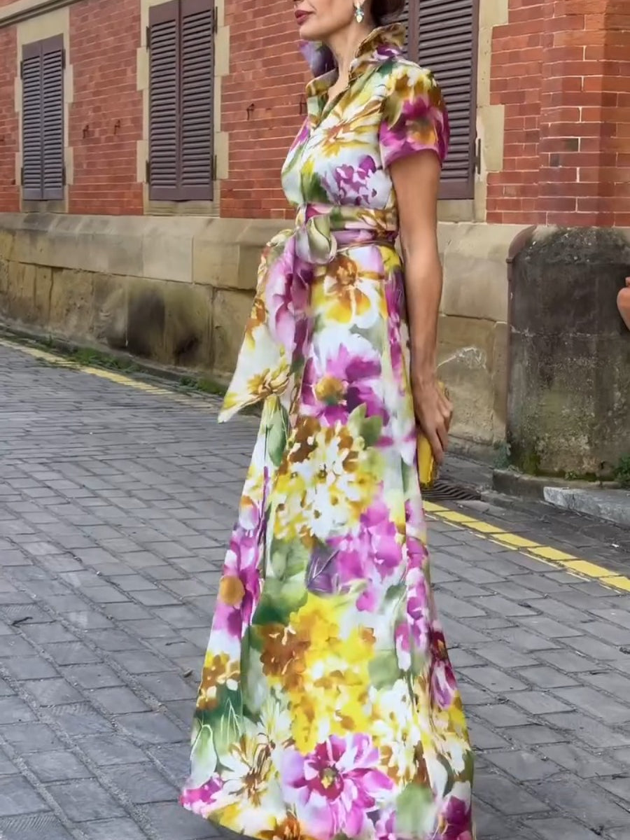 Flourishing Blossom Maxi Dress